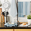 Classic Oversized Smoke Blue Woven Dishtowels (Set Of 5) Image 4