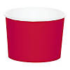 Classic Red Disposable Paper Snack Cups - 8 Ct. Image 1