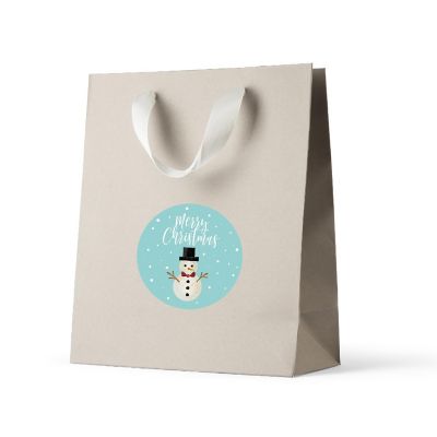 Classic Snowman Christmas Gift Labels Image 1
