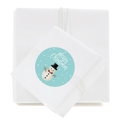 Classic Snowman Christmas Gift Labels Image 2