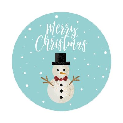Classic Snowman Christmas Gift Labels Image 3