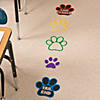 Classroom Paw-Shaped Floor Decals - 22 Pc. Image 2