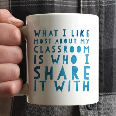 Classroom Sharing Ceramic Mug Image 1
