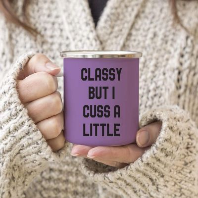 Classy But I Cuss 11oz Campfire Mug Image 2