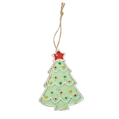 Clay Cookie Christmas Tree Ornament Image 1