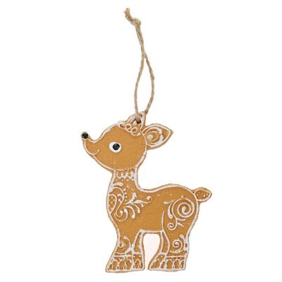 Clay Cookie Reindeer Ornament Image 1