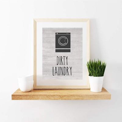 Clean vs Dirty Laundry 8.5x11in 2-Pack Image 1