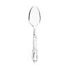 Clear Baroque Disposable Plastic Dinner Spoons - (240 Spoons) Image 1
