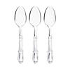 Clear Baroque Disposable Plastic Dinner Spoons - (240 Spoons) Image 1