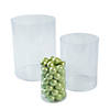 Clear Candy Buffet Cylinders - 6 Pc. Image 1