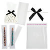 Clear Cellophane Bag Assortment with Black Bow Kit for 244 Image 1