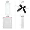 Clear Cellophane Bag Assortment with Black Bow Kit for 244 Image 1