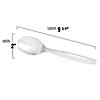Clear Disposable Plastic Serving Spoons (110 Spoons) Image 2