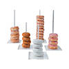 Clear Donut Serving Stands - 5 Pc. Image 1