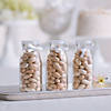 Clear Glass Milk Bottles with Lids - 12 Pc. Image 1