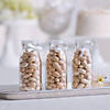 Clear Glass Milk Bottles with Lids - 12 Pc. Image 3