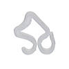 Clear Outdoor Gutter Christmas Light Clips - 50pc Image 1