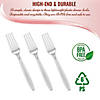Clear Plastic Disposable Forks (1000 Forks) Image 3
