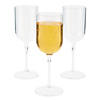 Clear Premium BPA-Free Plastic Wine Glasses - 25 Ct. Image 1