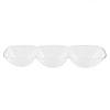 Clear Rectangular 3-Hole Mini Plastic Bowls (100 Bowls) Image 1