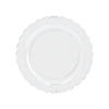 Clear Scalloped Plastic Salad Plates - 25 Ct. Image 1