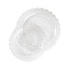 Clear Scalloped Plastic Salad Plates - 25 Ct. Image 1