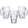 Clear Skull Plastic Mugs - 12 Ct. Image 1