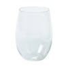 Clear Stemless Plastic Wine Glasses - 12 Ct. Image 1
