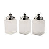 Clear Storage Plastic Canisters - 3 Pc. Image 1