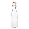 Clear Swing Top Glass Bottle Image 1