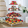 Clear Tiered Cupcake Stand Image 2
