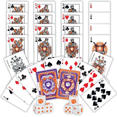 Clemson Tigers - 2-Pack Playing Cards & Dice Set Image 2