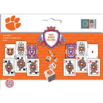 Clemson Tigers - 2-Pack Playing Cards & Dice Set Image 3