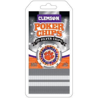 Clemson Tigers 20 Piece Poker Chips Image 1