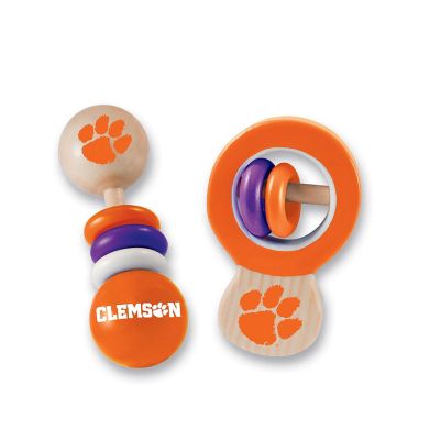 Clemson Tigers - Baby Rattles 2-Pack Image 1