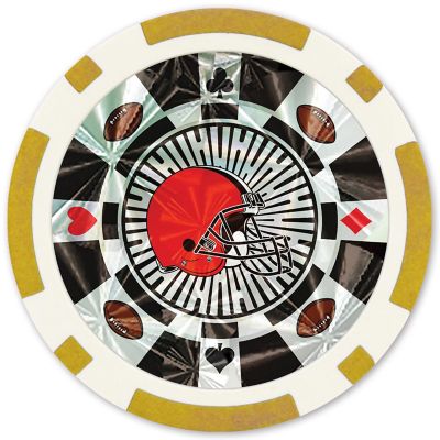 Cleveland Browns 20 Piece Poker Chips Image 2