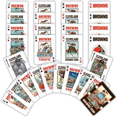 Cleveland Browns Fan Deck Playing Cards - 54 Card Deck Image 2