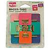 Clip-Rite Binder Tabs, Assorted Gold Plated, 8 Per Pack, 6 Packs Image 1