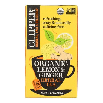 Clipper Tea - Organic Tea - Main Squeeze - Case of 6 - 20 Bags Image 1