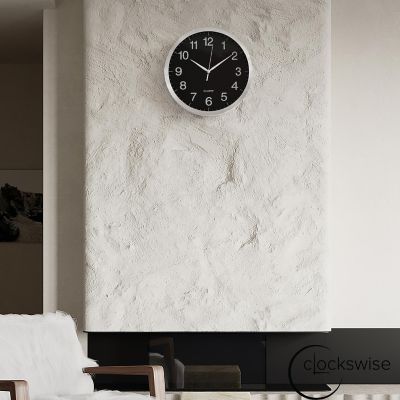 Clockswise 10-in Round Quartz Wall Clock Image 3