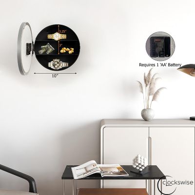 Clockswise 10-in Wall Mounted Clock Image 2