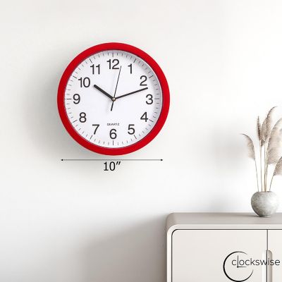 Clockswise 10-in Wall Mounted Clock Image 1