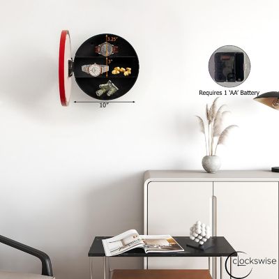 Clockswise 10-in Wall Mounted Clock Image 2