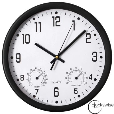 Clockswise 10-inch Non-Ticking Quartz Wall Clock Image 1