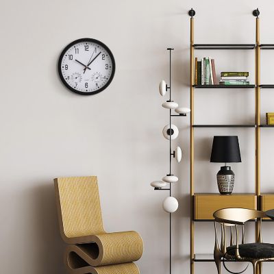 Clockswise 10-inch Non-Ticking Quartz Wall Clock Image 3