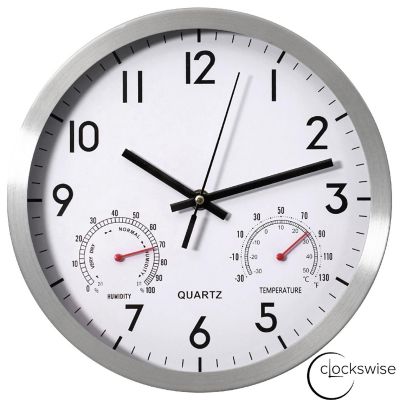 Clockswise 10-inch Non-Ticking Quartz Wall Clock Image 1