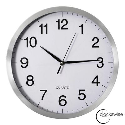 Clockswise 12-in Round Quartz Wall Clock Image 1