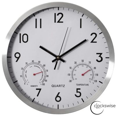 Clockswise 12-inch Non-Ticking Quartz Wall Clock Image 1