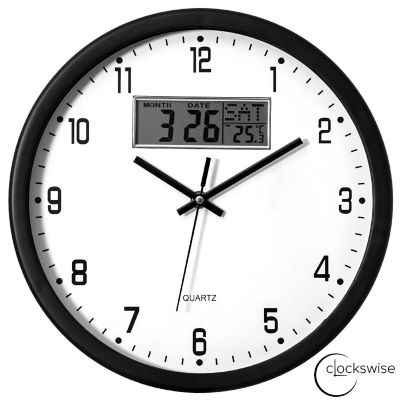 Clockswise 12-inch Wall Clock Image 1