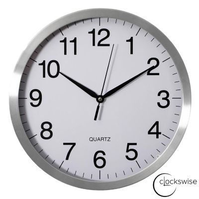 Clockswise 14-in Round Quartz Wall Clock Image 1